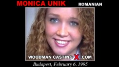 Look at Monica Unik getting her porn audition. Erotic meeting between Pierre Woodman and Monica Unik, a  girl. 