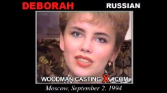 Watch our casting video of Deborah. Erotic meeting between Pierre Woodman and Deborah, a  girl. 