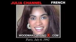 Access Julia Channel casting in streaming. Pierre Woodman undress Julia Channel, a  girl. 