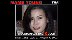 Download Mame Youn casting video files. Pierre Woodman undress Mame Youn, a  girl. 