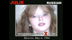 Watch Julie first XXX video. Pierre Woodman undress Julie, a  girl. 