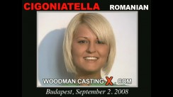 Look at Cigogniatella getting her porn audition. Erotic meeting between Pierre Woodman and Cigogniatella, a  girl. 