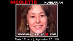 Watch our casting video of Nicolette. Erotic meeting between Pierre Woodman and Nicolette, a  girl. 