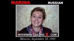 Look at Marina getting her porn audition. Erotic meeting between Pierre Woodman and Marina, a  girl. 