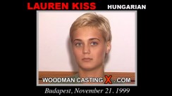 Access Lauren Kiss casting in streaming. A  girl, Lauren Kiss will have sex with Pierre Woodman. 