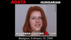 Download Agata casting video files. Pierre Woodman undress Agata, a  girl. 