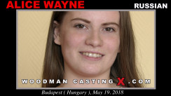Casting of ALICE WAYNE video