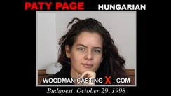 Download Paty Page casting video files. Pierre Woodman undress Paty Page, a  girl. 