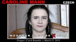 Look at Caroline Mann getting her porn audition. Erotic meeting between Pierre Woodman and Caroline Mann, a  girl. 