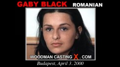 Download Gaby Black casting video files. Pierre Woodman undress Gaby Black, a  girl. 