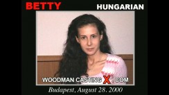 Watch our casting video of Betty. Erotic meeting between Pierre Woodman and Betty, a  girl. 
