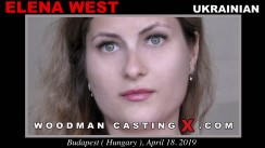 Access Elena West casting in streaming. A  girl, Elena West will have sex with Pierre Woodman. 