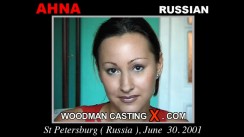 Watch our casting video of Ahna. Erotic meeting between Pierre Woodman and Ahna, a  girl. 