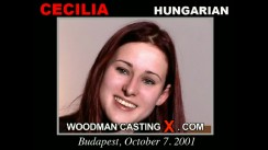 Look at Cecilia getting her porn audition. Erotic meeting between Pierre Woodman and Cecilia, a  girl. 