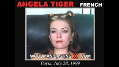 Watch our casting video of Angela Tiger. Erotic meeting between Pierre Woodman and Angela Tiger, a  girl. 