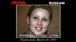 Look at Irina getting her porn audition. Erotic meeting between Pierre Woodman and Irina, a  girl. 