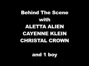 BTS of CHRYSTAL CROWN video