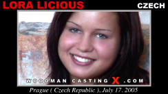 Check out this video of Lora Licious having an audition. Erotic meeting between Pierre Woodman and Lora Licious, a  girl. 