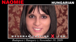 Look at Naomie getting her porn audition. Erotic meeting between Pierre Woodman and Naomie, a  girl. 