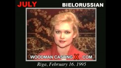 Check out this video of July having an audition. Erotic meeting between Pierre Woodman and July, a  girl. 