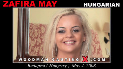 Watch our casting video of Zafira May. Erotic meeting between Pierre Woodman and Zafira May, a  girl. 