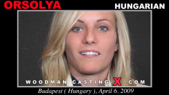 Look at Orsolya getting her porn audition. Erotic meeting between Pierre Woodman and Orsolya, a  girl. 