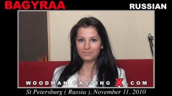 Look at Bagyraa getting her porn audition. Erotic meeting between Pierre Woodman and Bagyraa, a  girl. 