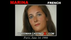 Look at Marina getting her porn audition. Erotic meeting between Pierre Woodman and Marina, a  girl. 