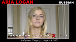 Access Aria Logan casting in streaming. A  girl, Aria Logan will have sex with Pierre Woodman. 