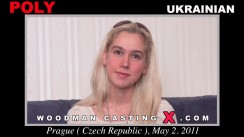 Watch our casting video of Poly. Erotic meeting between Pierre Woodman and Poly, a  girl. 