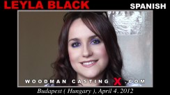 Casting of LEYLA BLACK video