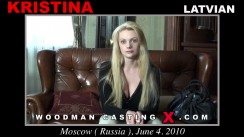 Check out this video of Kristina having an audition. Erotic meeting between Pierre Woodman and Kristina, a  girl. 