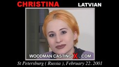 Watch Christina first XXX video. Pierre Woodman undress Christina, a  girl. 