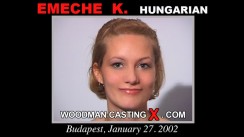 Access Emeche K casting in streaming. Pierre Woodman undress Emeche K, a  girl. 