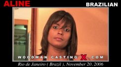 Watch our casting video of Aline. Erotic meeting between Pierre Woodman and Aline, a  girl. 