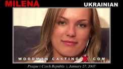 Access Milena casting in streaming. Pierre Woodman undress Milena, a  girl. 