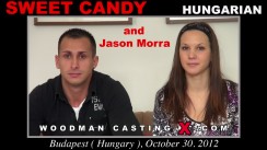 Download Sweet Candy casting video files. A  girl, Sweet Candy will have sex with Pierre Woodman. 