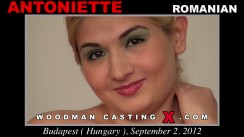 Look at Antoniette getting her porn audition. Erotic meeting between Pierre Woodman and Antoniette, a  girl. 