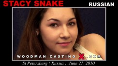 Watch our casting video of Stacy Snake. Pierre Woodman fuck Stacy Snake,  girl, in this video. 