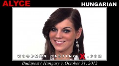 Look at Alyce getting her porn audition. Erotic meeting between Pierre Woodman and Alyce, a  girl. 