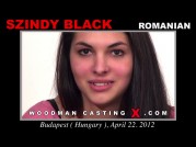 Casting of SZINDY BLACK video
