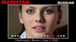 Look at Marhyan getting her porn audition. Erotic meeting between Pierre Woodman and Marhyan, a  girl. 