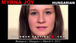 Access Myrna Joy casting in streaming. A  girl, Myrna Joy will have sex with Pierre Woodman. 