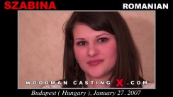 Download Szabina casting video files. Pierre Woodman undress Szabina, a  girl. 