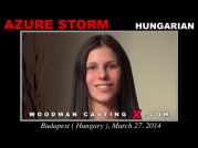 Casting of AZURE STORM video