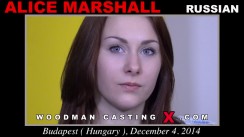 Watch Alice Marshall first XXX video. A  girl, Alice Marshall will have sex with Pierre Woodman. 