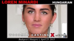 Check out this video of Loren Minardi having an audition. Erotic meeting between Pierre Woodman and Loren Minardi, a  girl. 