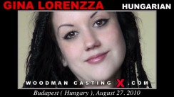 Check out this video of Gina Lorenzza having an audition. Erotic meeting between Pierre Woodman and Gina Lorenzza, a  girl. 