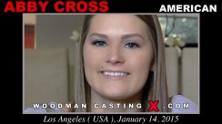 Look at Abby Cross getting her porn audition. Erotic meeting between Pierre Woodman and Abby Cross, a  girl. 