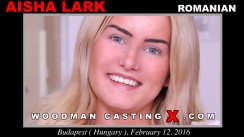 Watch Aisha Lark first XXX video. A  girl, Aisha Lark will have sex with Pierre Woodman. 